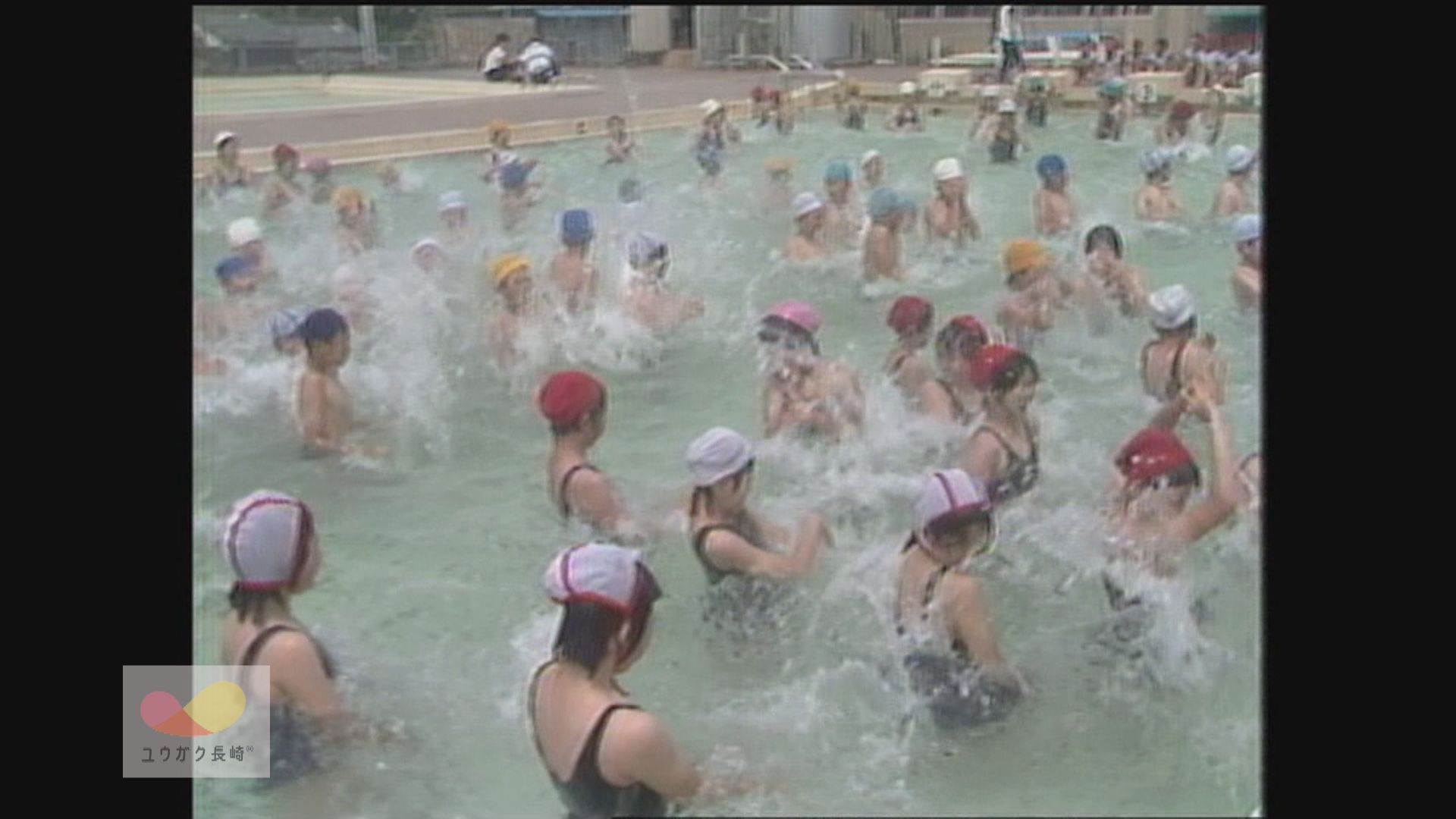 児童160人が初泳ぎ！佐世保の小学校でプール開き　イメージ